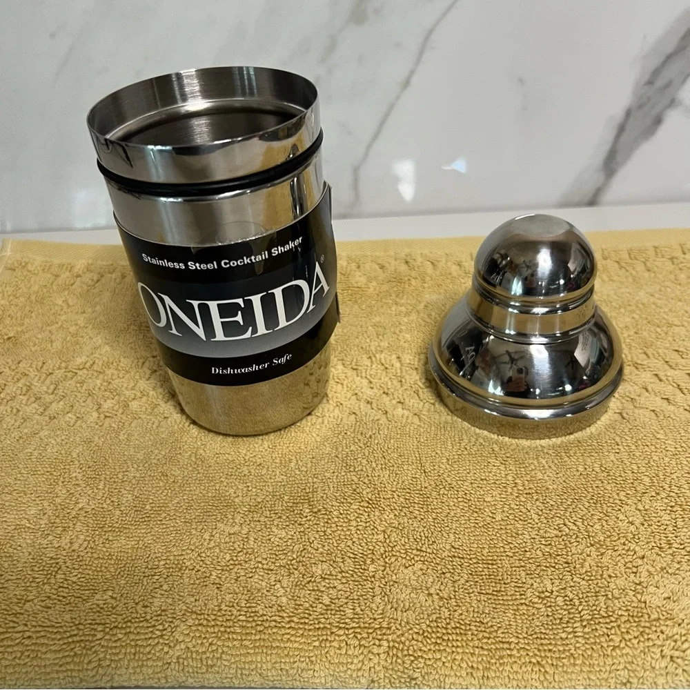 Oneida Stainless Steel Cocktail Shaker